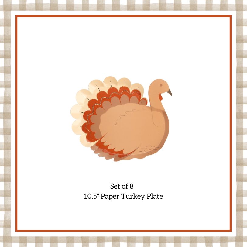 Turkey Thanksgiving Table Decor Kit - Everything you need to set your thanksgiving table