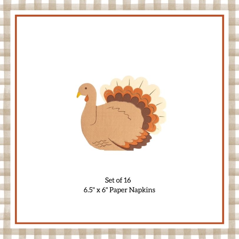 Turkey Thanksgiving Table Decor Kit - Everything you need to set your thanksgiving table