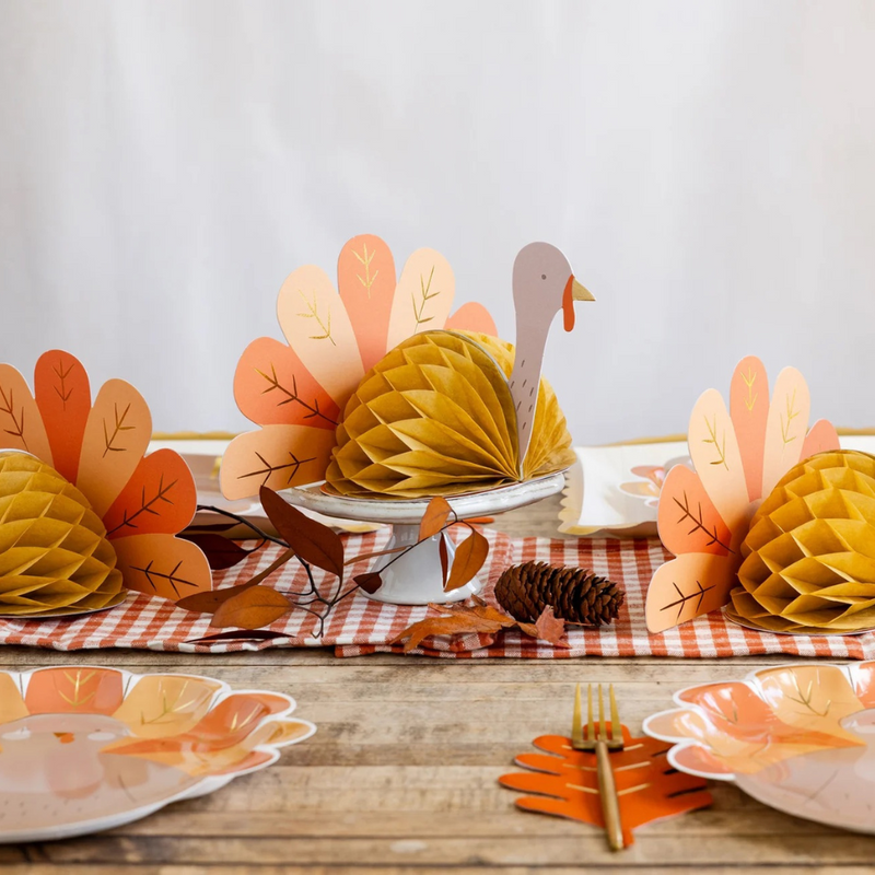 Turkey thanksgiving centerpiece