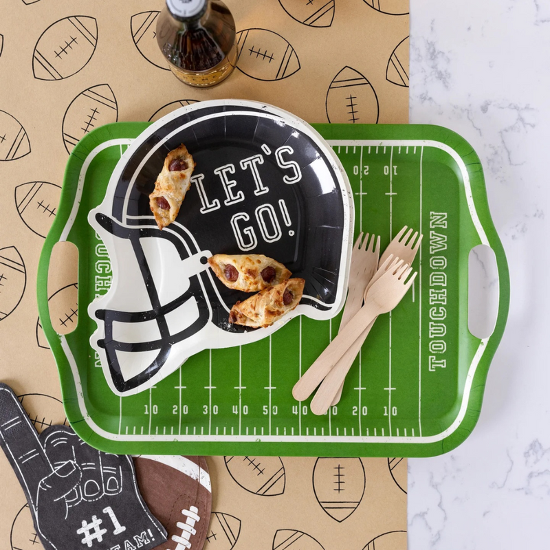 Football Serving Tray for College Game Day