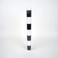 Black and White Stripe Paper Table Runner