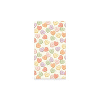 Conversation hearts paper napkins perfect for a Valentines Day Party or for a Galentines Day Theme