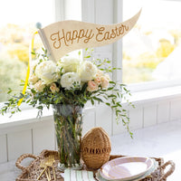 Happy Easter Pennant with Matching Easter Party Decor