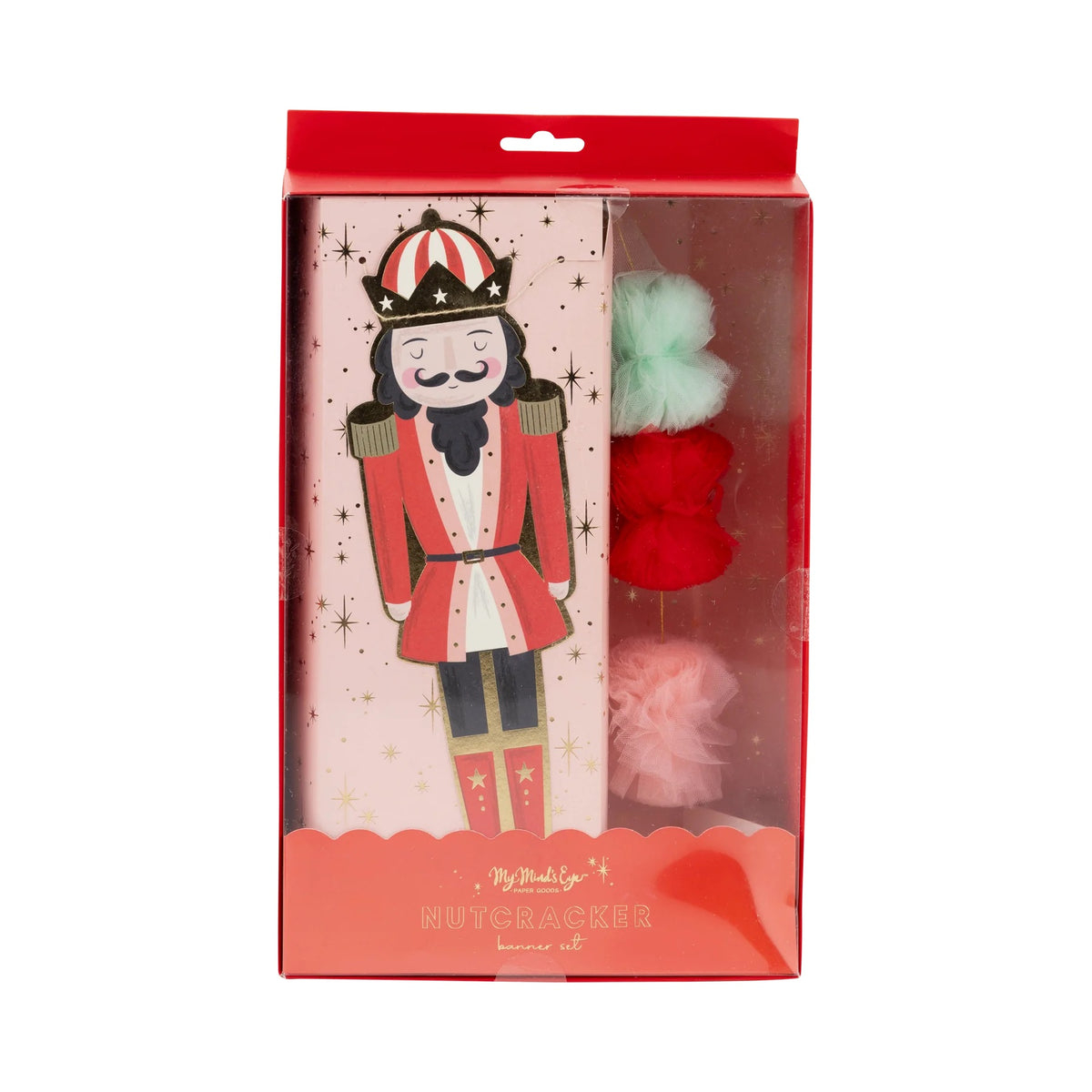 Box that the The Nutcracker Party Banner Set comes in