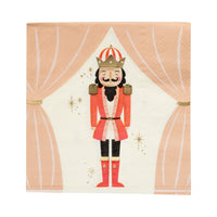 Nutcracker themed paper napkins