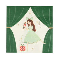 Nutcracker themed paper napkins