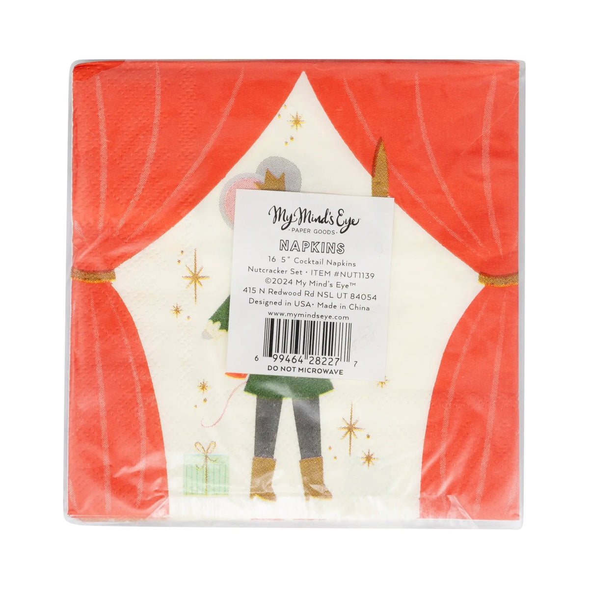 Nutcracker themed paper napkins