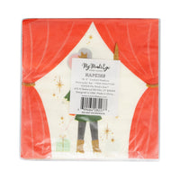 Nutcracker themed paper napkins