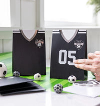 Score a goal with your party favors using these soccer treat bags!  Ideal for any soccer birthday bash or team event, these bags are sure to be a crowd-pleaser.