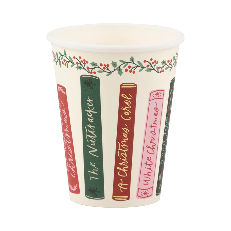 Christmas Paper Cup with Storybook Design