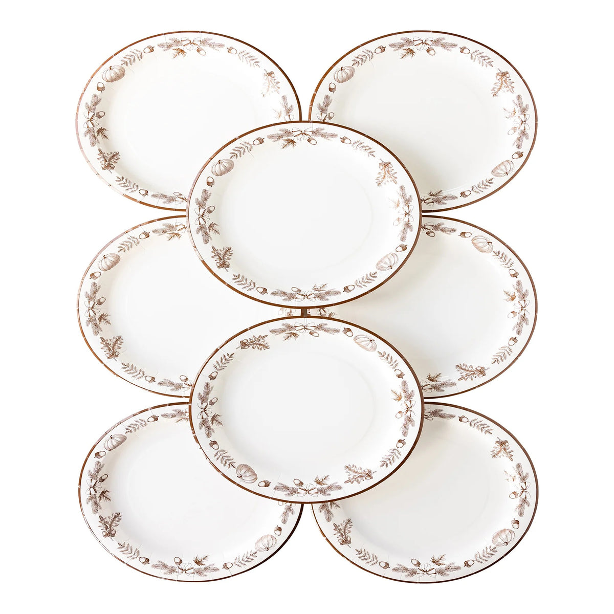 Fall Disposable Plates Come in a Set of 8