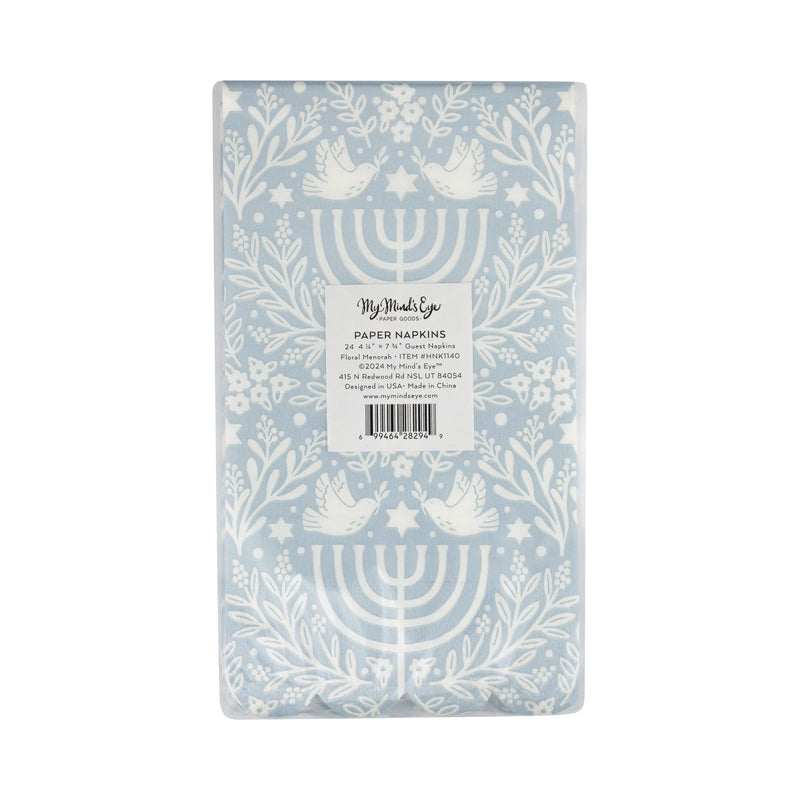 Back of Square Paper Plates with Star of David design