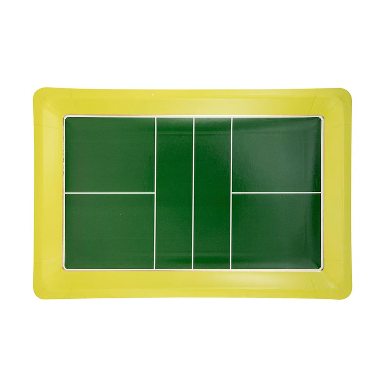 Serve in style with our pickleball court paper plates, the perfect addition to your pickleball party decorations!