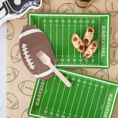 Football Shaped Paper Napkins