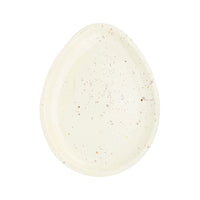 Easter plates shaped like eggs - pastel egg shaped plates perfect for an easter table and easter brunch.